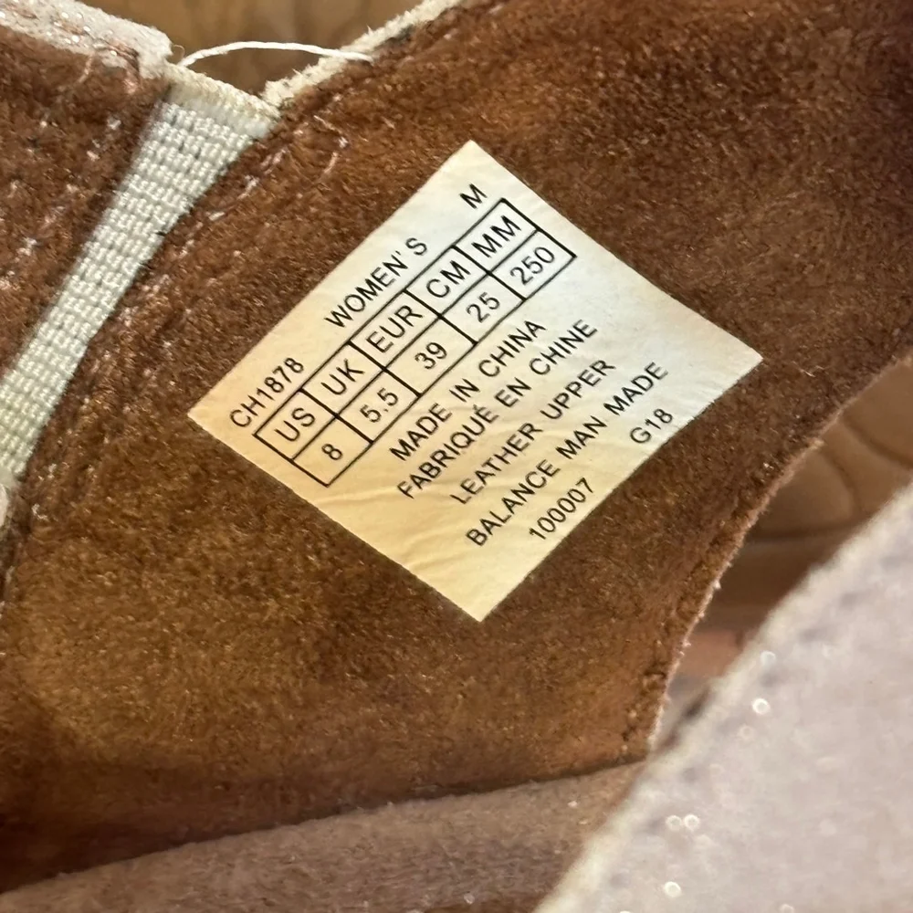 Rockport Cork Wedge Sandals Women’s Size 8 Crisscross Strappy Taupe Brown Gray
